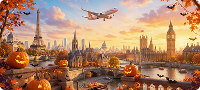 top-5-places-to-visit-with-Halloween-flights